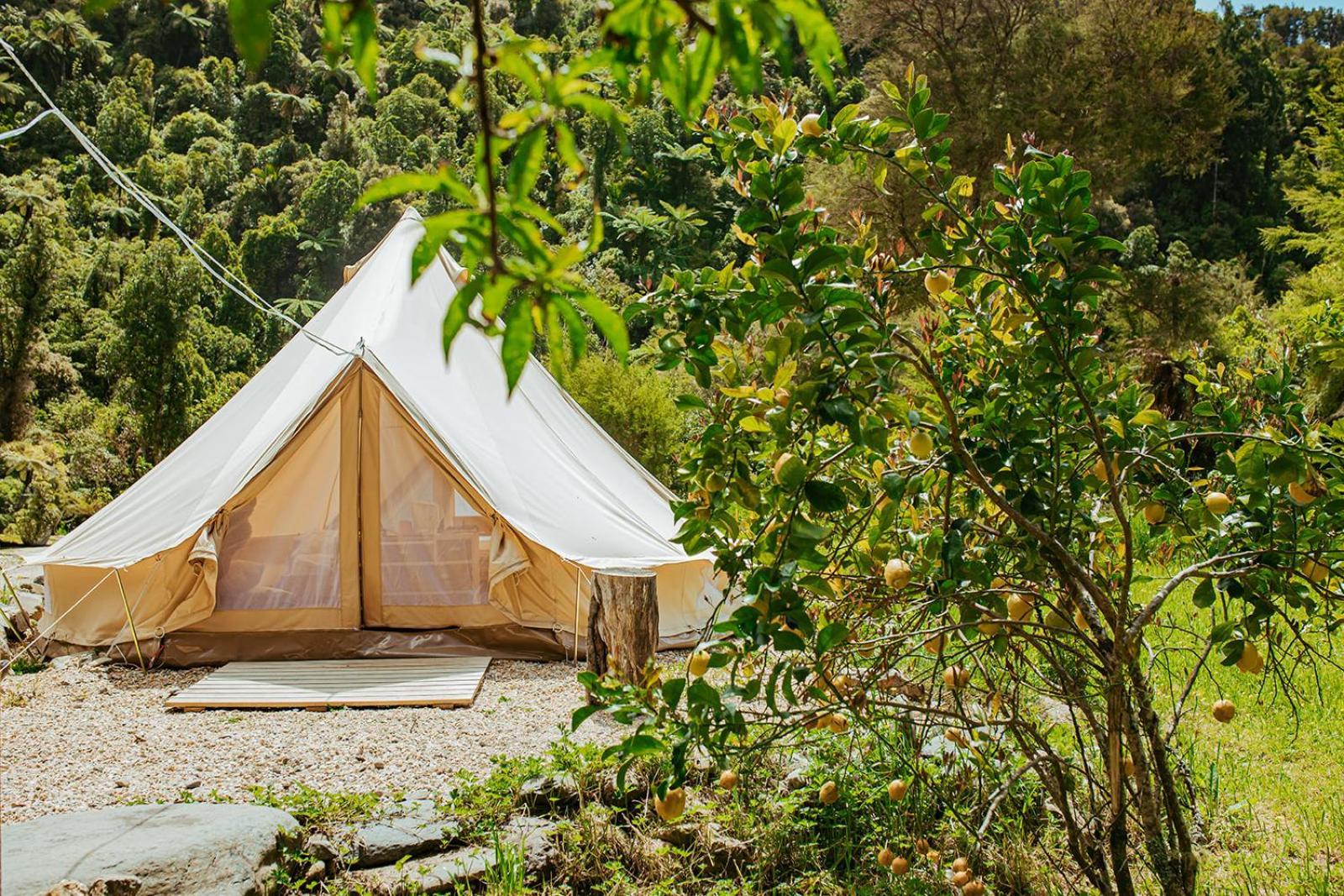 Hotel Golden Bay Glamping Takaka Exterior foto